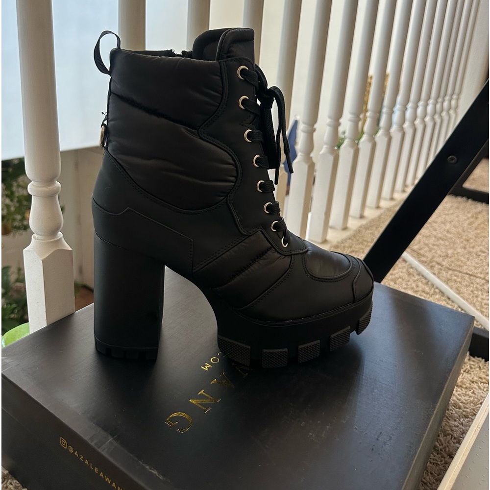 Azalea wang laced up booties